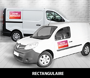 Adhesifs voiture Rectangle pour Kangoo-Berlingo-Partner-Doblo