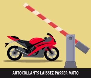 Laissez passer moto